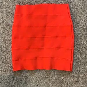 Burnt orange forever 21 skirt